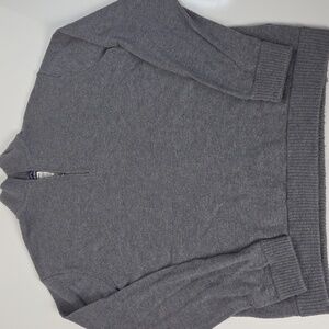Patagonia Lambswool Men's Gray 1/4 Zip Pullover Sweater 50300
